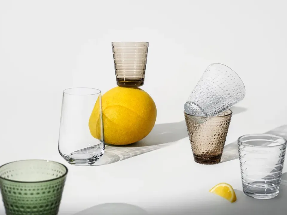 Iittala Kastehelmi glass 30 cl 2-pack, clear Transparent