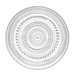 Iittala Kastehelmi plate small Ø24.8 cm, clear Transparent