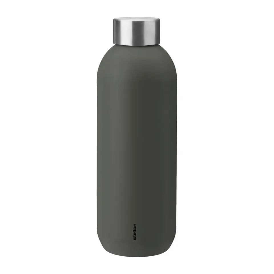 Stelton Keep Cool thermos bottle 0.6 L, Dark forest Green New