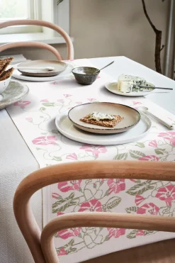 Ekelund Linneväveri Åkervinda table runner 48x150 cm, Pink Clearance