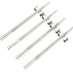 Vargen & Thor Kito Chopsticks 4-pack, Silver Silver-coloured Online