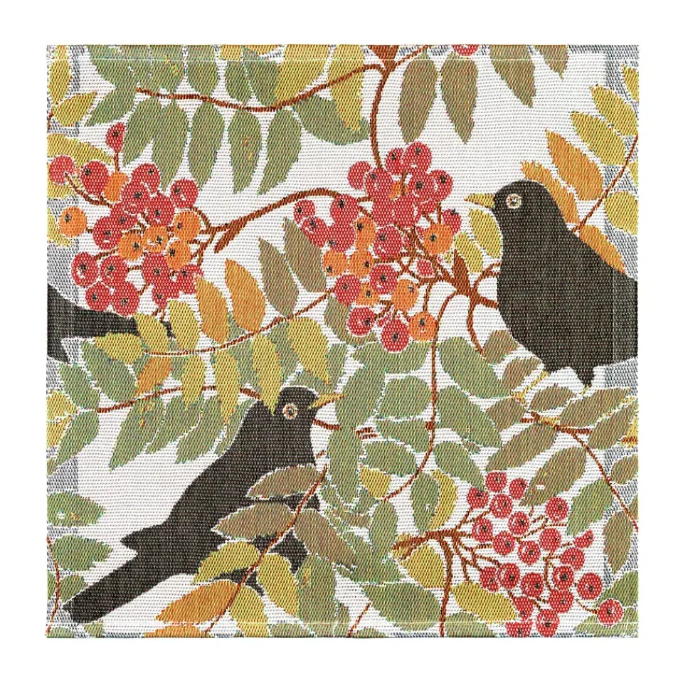 Ekelund Linneväveri Koltrast fabric napkin 35x35 cm, Multi Hot
