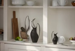 Georg Jensen Koppel jug mini 20 cl, Stainless steel-midnight Black Sale