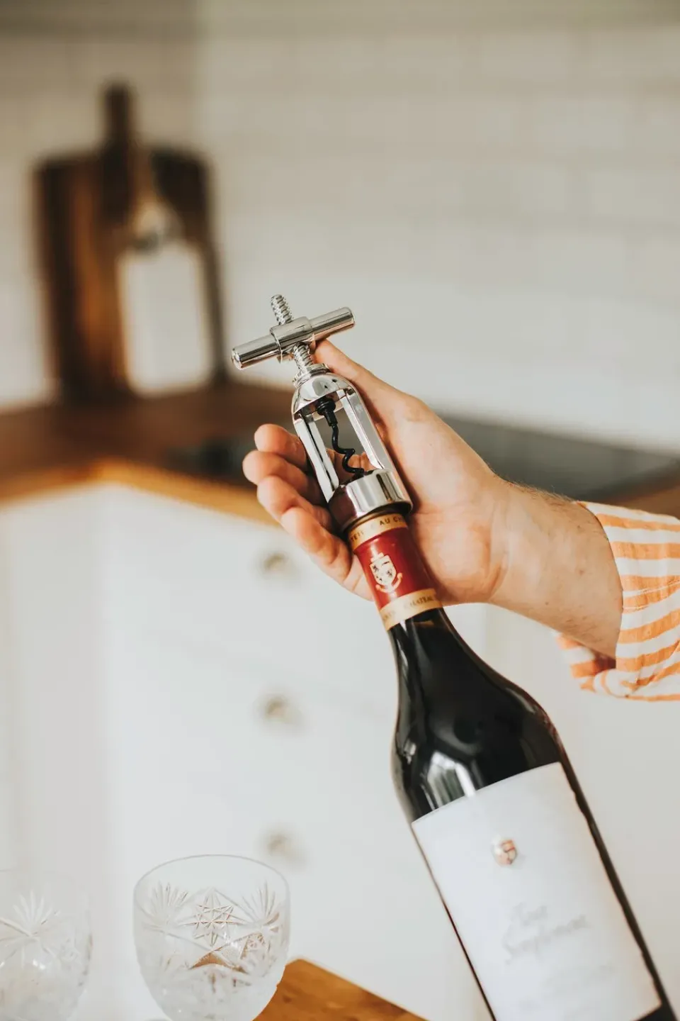 Dorre Kore corkscrew 13 cm, Silver Silver-coloured
