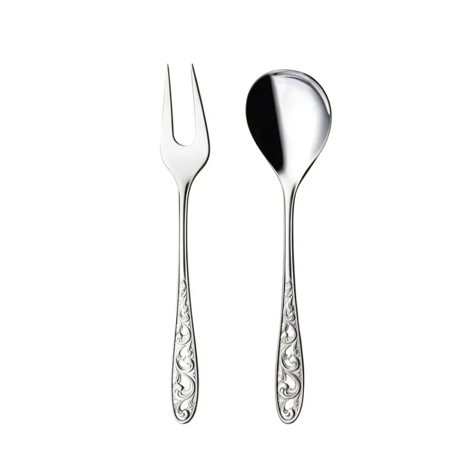 Hardanger Bestikk Kristin serving set 2 pieces, 2 pieces Silver-coloured