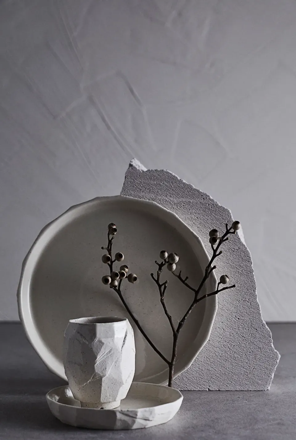 MUUBS Kuri dinner plate Ø26 cm, Sand Beige