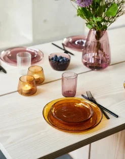 Bitz Kusintha plate Ø25 cm, Amber Yellow Online