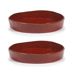 Serax La Mère deep plate S Ø20 cm 2-pack, Venetian Red Clearance