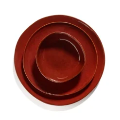 Serax La Mère plate XL Ø27 cm 2-pack, Venetian Red Discount