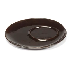 Serax La Mère saucer for coffee cup Ø14.5 cm 2-pack, Dark Brown