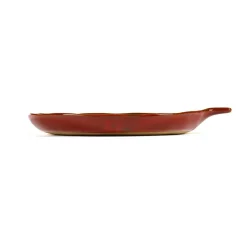 Serax La Mère tray with handles Ø17 cm 2-pack, Venetian Red Best