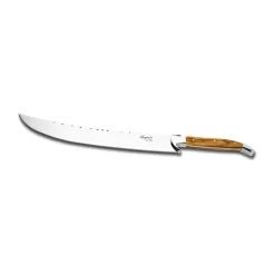 Hâws Laguiole By champagne saber 27 cm, Olive wood-stainless steel BrownSilver-coloured