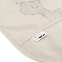 Done by deer Lalee bib with velcro 2-pack, Sand Beige New