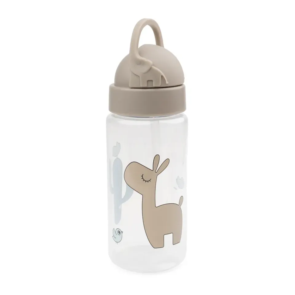 Done by deer Lalee bottle with straw, Sand Beige Hot
