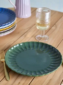 Bloomingville Latina plate Ø27 cm, Green Discount