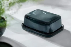 Villeroy & Boch Lave butter dish 14.5x11.5 cm, Lave Grey Sale