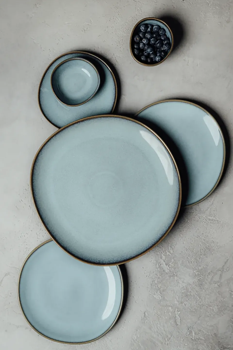 Villeroy & Boch Lave serving plate Ø32 cm, Glacé Turquoise New