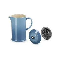 Le Creuset coffee press 1 L, Chambray Blue Outlet