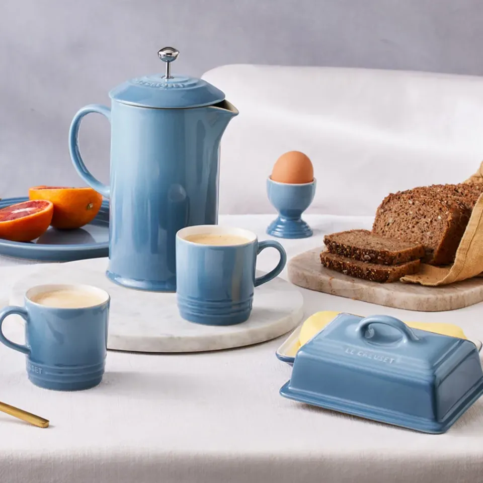 Le Creuset coffee press 1 L, Chambray Blue Outlet