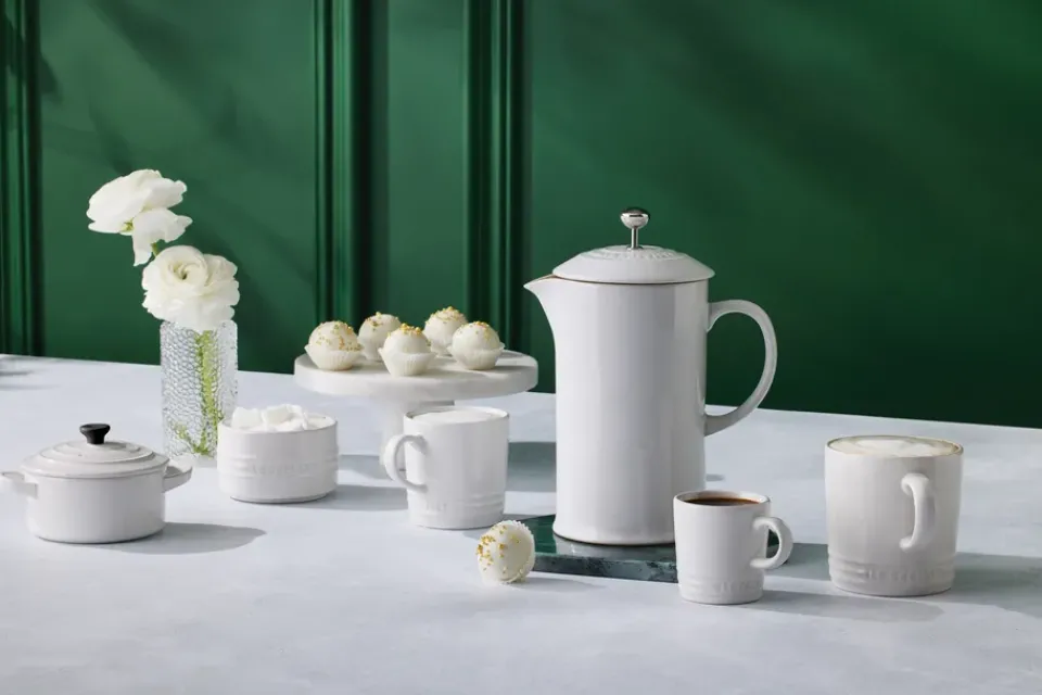 Le Creuset coffee press 1 L, White Hot