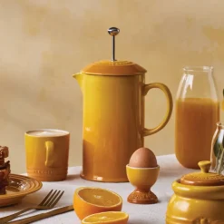 Le Creuset egg cup, Nectar YellowOrange Hot