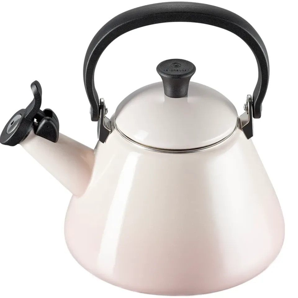 Le Creuset Kone kettle with whistle, Shell pink BeigePink Discount