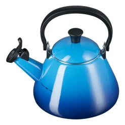 Le Creuset Kone kettle with whistle, Azure Blue Best