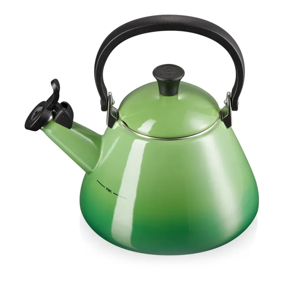 Le Creuset Kone kettle with whistle, Bamboo Green Sale