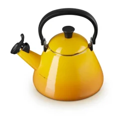 Le Creuset Kone kettle with whistle, Nectar YellowOrange Discount