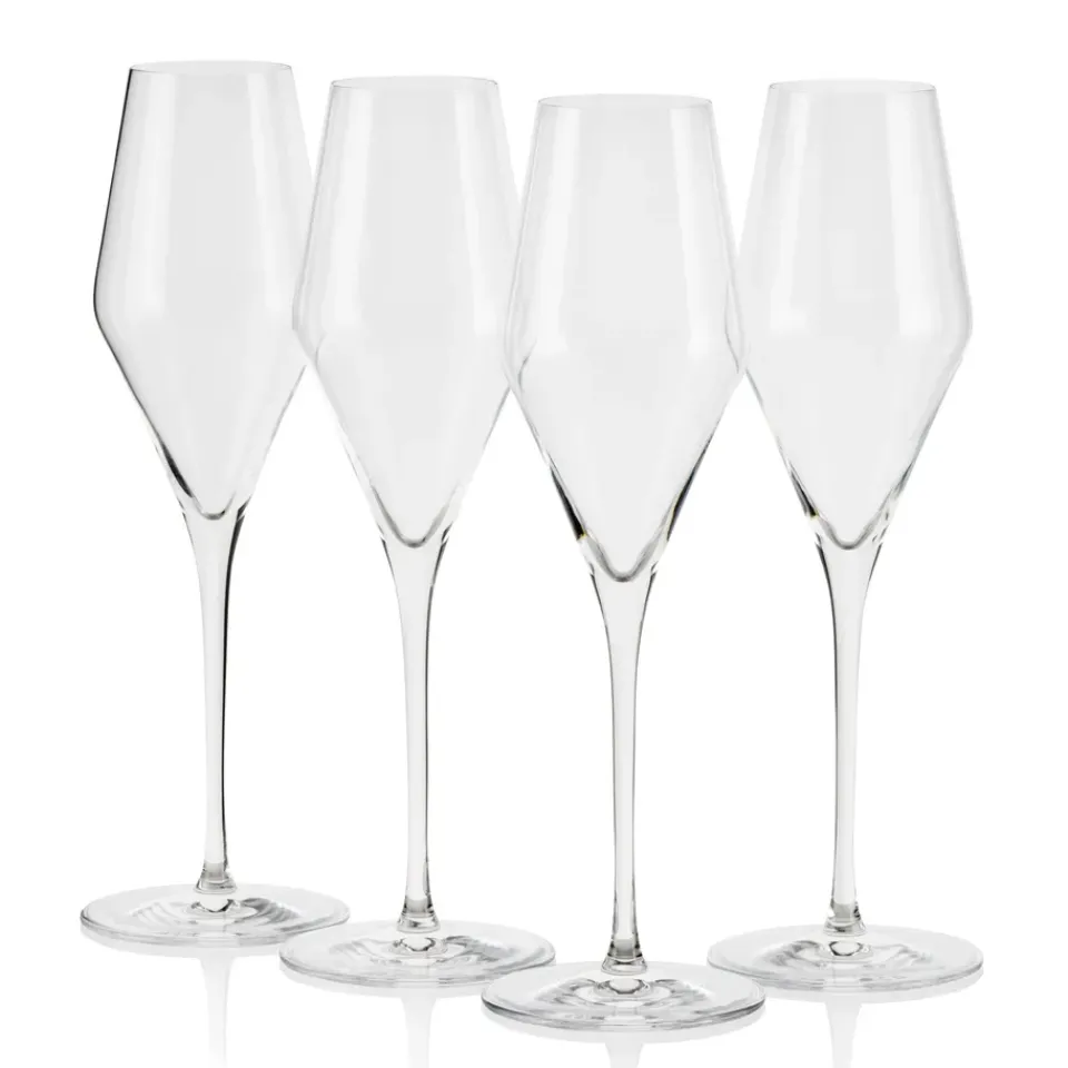 Le Creuset sparkling wine glass 4-pack, 29 cl Transparent Discount