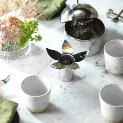 KLONG Leaf tea infuser, Stainless steel Silver-coloured Hot