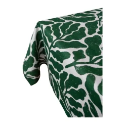 Fine Little Day Leaves tablecloth 149x250 cm, Green GreenWhite Hot