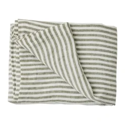 Tell Me More Leon tablecloth 145x330 cm, Seagrass WhiteGreen