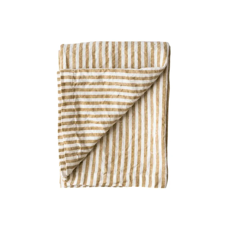 Tell Me More Leon tablecloth 145x145 cm, Spice WhiteBeige Clearance