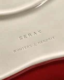 Serax Les Objets Mouleversants tray M, -white Red Hot