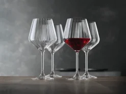 Spiegelau LifeStyle Burgundy red wine glass 64 cl 4-pack, Clear Transparent New