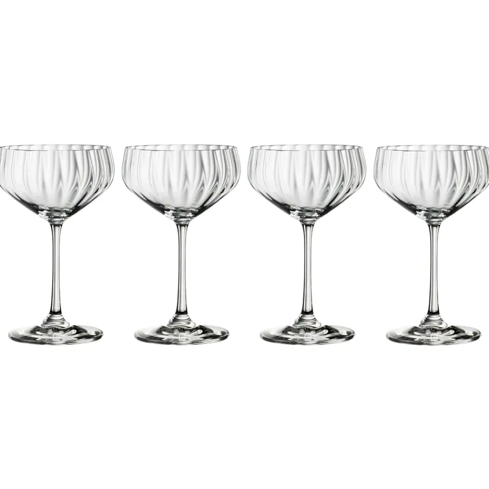 Spiegelau LifeStyle coupette glass 4-pack, 30 cl Transparent New