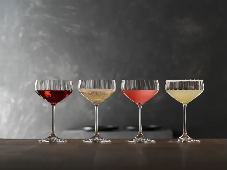 Spiegelau LifeStyle coupette glass 4-pack, 30 cl Transparent New