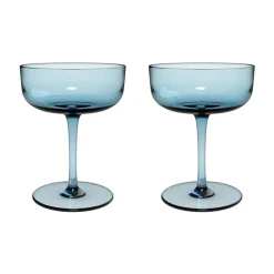 Villeroy & Boch Like champagne glass coupe 10 cl 2-pack, Ice Blue New