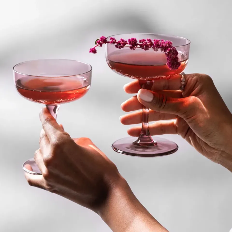 Villeroy & Boch Like champagne glass coupe 10 cl 2-pack, Grape Purple