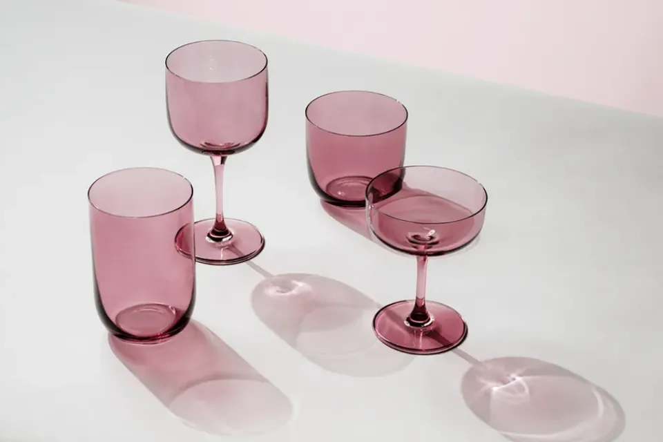 Villeroy & Boch Like champagne glass coupe 10 cl 2-pack, Grape Purple