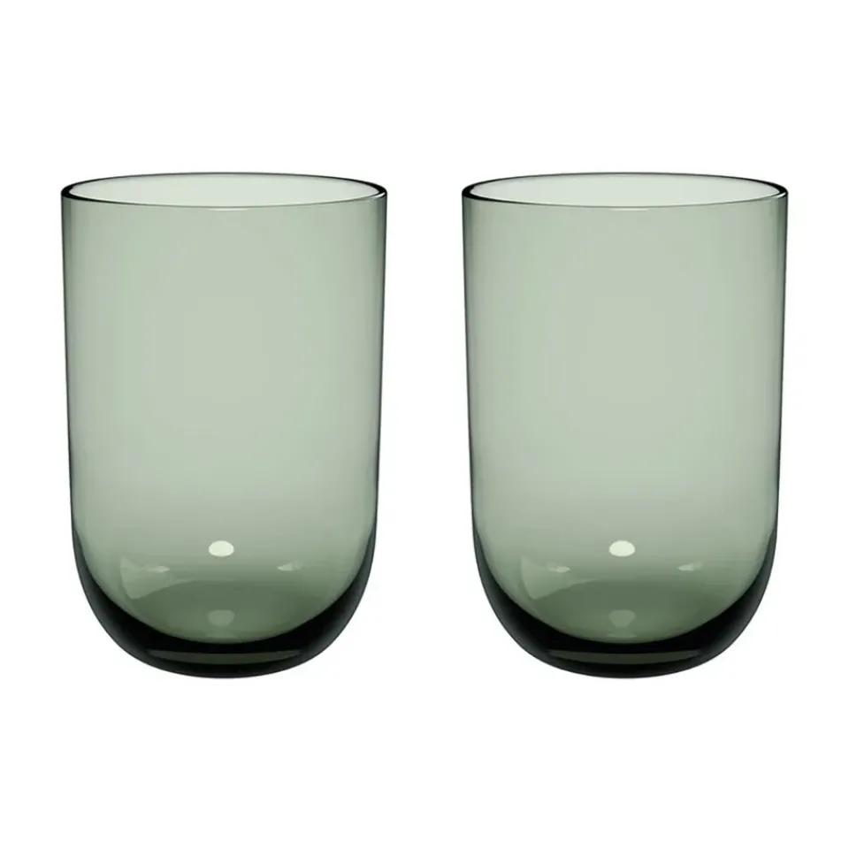 Villeroy & Boch Like long drink glass 38.5 cl 2-pack, Sage Green Discount