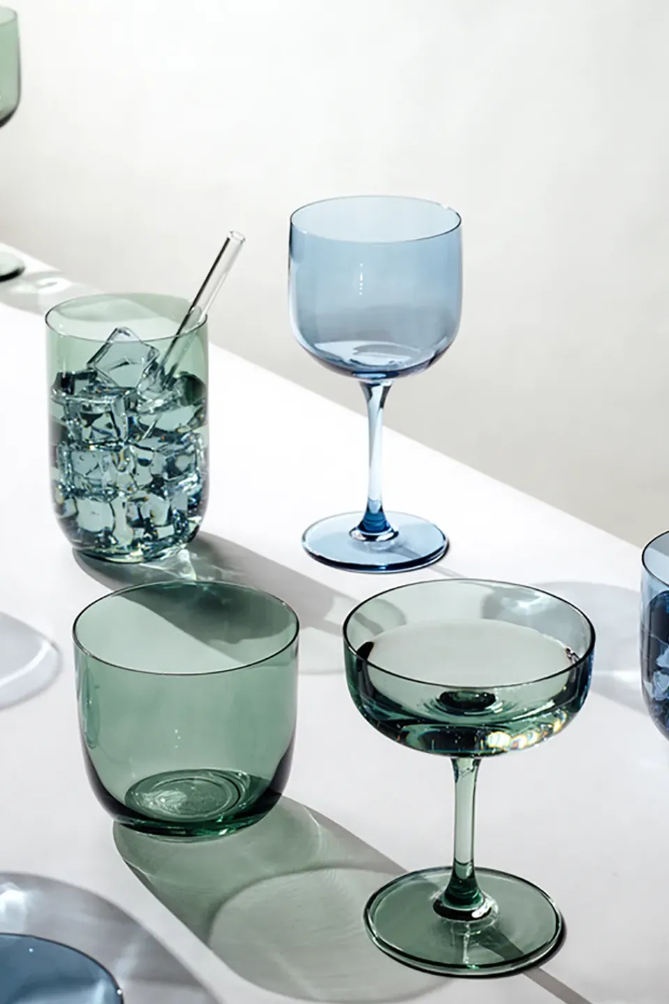 Villeroy & Boch Like long drink glass 38.5 cl 2-pack, Sage Green Discount