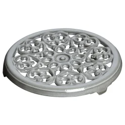 STAUB Lilly cast iron coaster Ø23 cm, Graphite- Grey Best