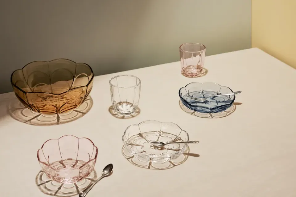 Holmegaard Lily dessert plate Ø16 cm 2-pack, Clear Transparent Outlet