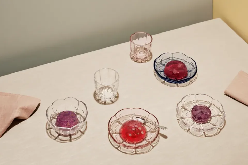 Holmegaard Lily dessert plate Ø16 cm 2-pack, Clear Transparent Outlet