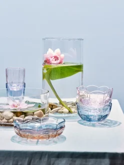 Holmegaard Lily drinking glass 32 cl 2-pack, iris Blue Clearance
