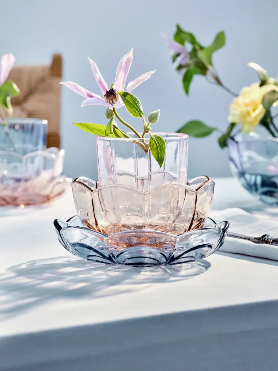 Holmegaard Lily drinking glass 32 cl 2-pack, Cherry blossom Pink Clearance
