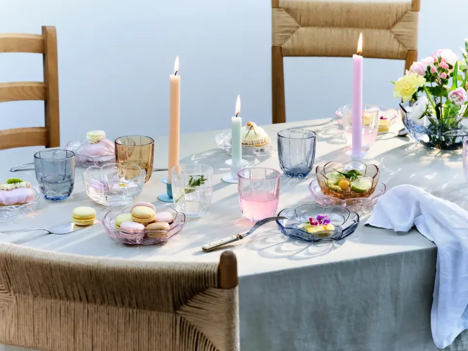 Holmegaard Lily drinking glass 32 cl 2-pack, Clear Transparent Sale