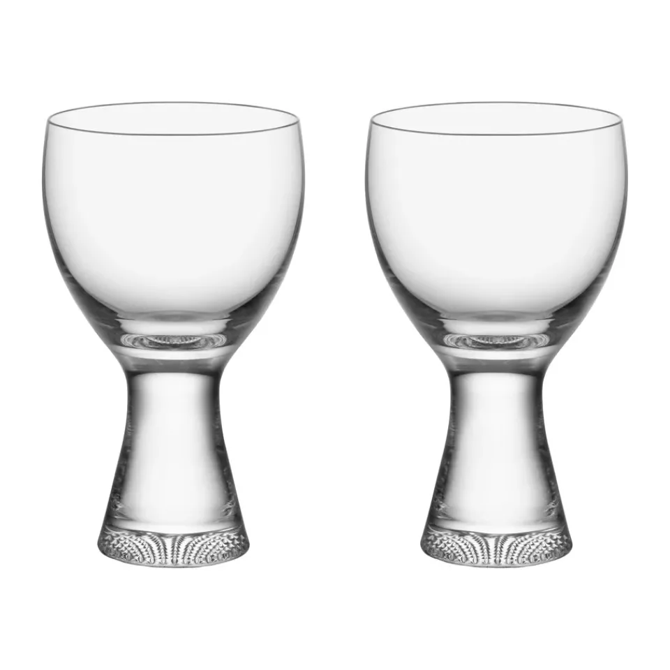 Kosta Boda Limelight wine glass 25 cl 2-pack, Clear Transparent Clearance